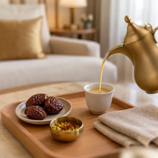 The Coffee Poured Before the Question: Reading a Stay Through Its Kahwa Ritual