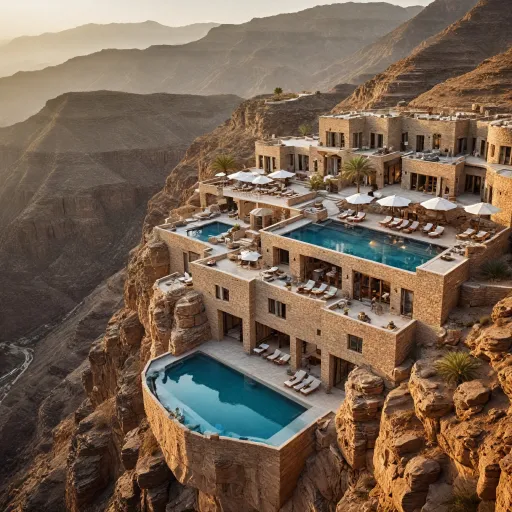 Anantara al jabal al akhdar resort in al aqar oman: elevated luxury above the canyon
